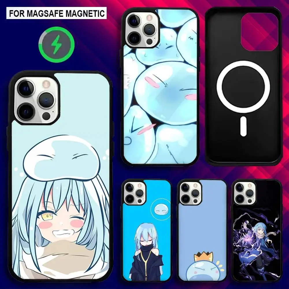 

S-Slime R-Rimuru Anime Phone Case For iPhone 16e,16,15,14,13,12,11,Plus,Pro,Max,Mini Magsafe Magnetic Wireless Charging