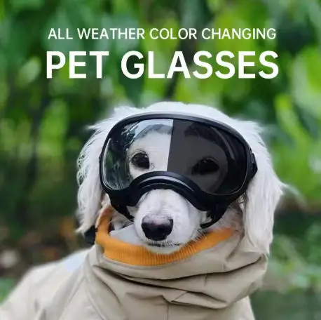Pet Color-changing Glasses Dog Goggles UV Protection and Windproof Glasses Pet Accessories Pet Sunglasses for Small Breed Dogs
