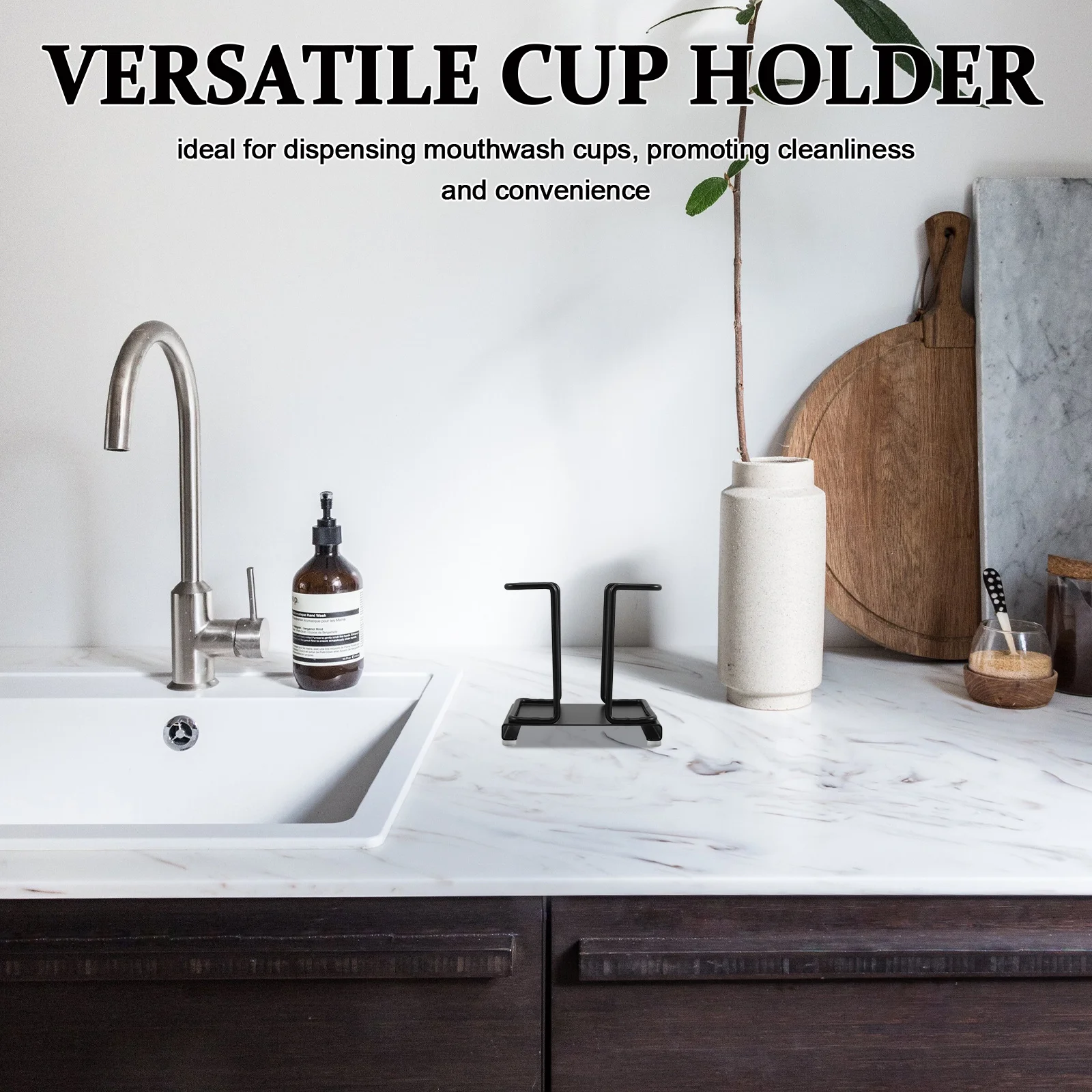 Organizzatore di stoccaggio per bicchieri di carta per tazze usa e getta Coffee Bar Configurazione per feste Cucina Accessorio per il bagno Dispenser portabicchieri