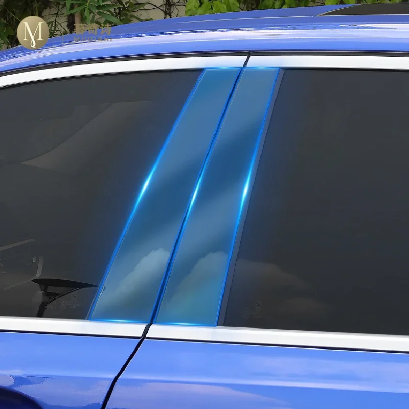 

For BMW G20 G21 Series 3 2019-2022 Window Center Pillar Protective Film Anti-scratch Cover Car Protector Exterior Accessories