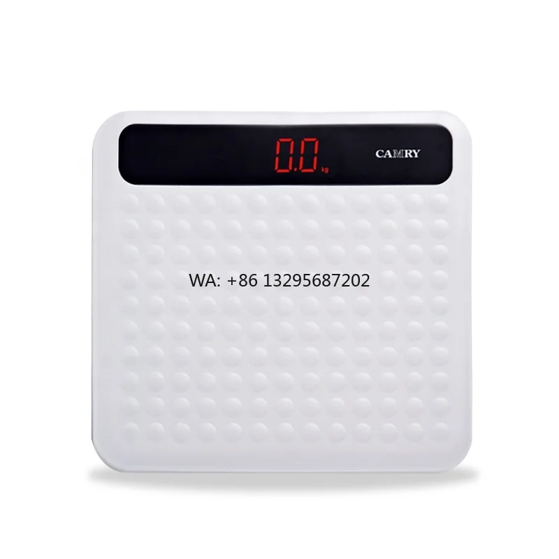 

Stylish Large Size Body Weight Scale with LED Magic Display ABS Material Bathroom Scale for Human Body Use