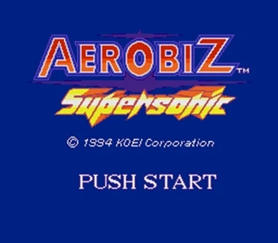 بطاقة الألعاب Aerobiz Supersonic NTSC 16Bit MD لمحرك Sega Mega لـ Genesis