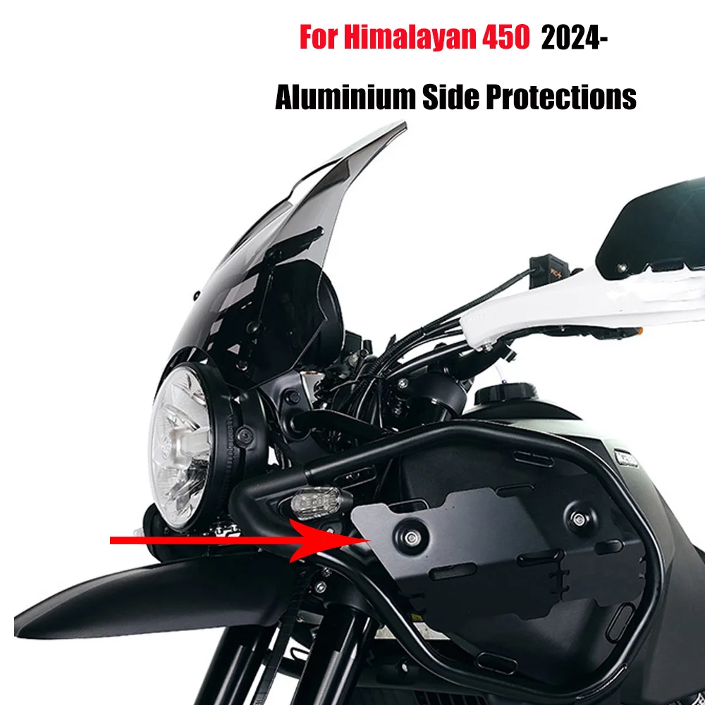 

Himalayan450 2024 - New Motorcycle Accessories For Royal Enfield Himalayan 450 Aluminium Side Protections Crash shield cover