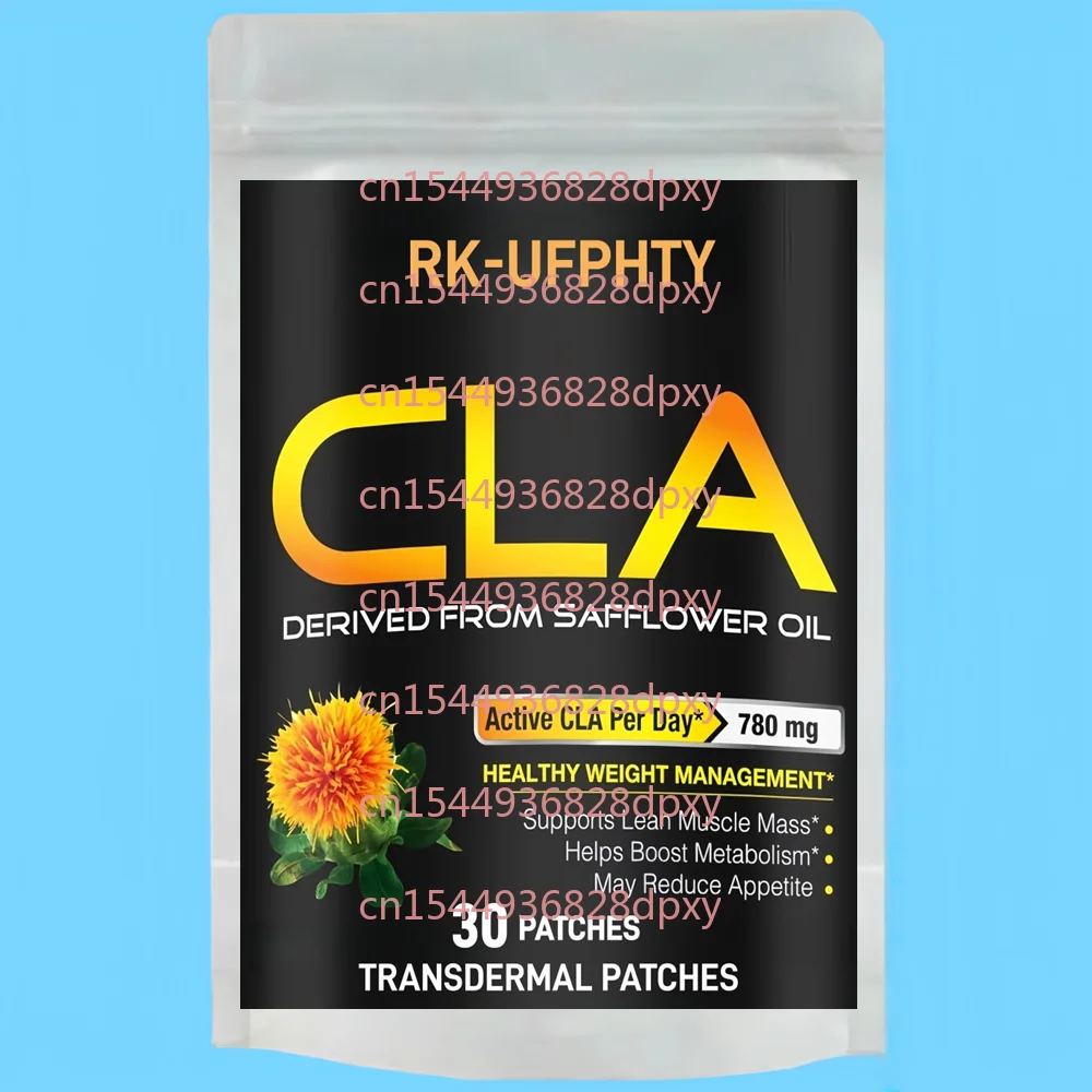 

30 Patches CLA Safflower Oil Transdermal Patches for Men & Women* to Support Weight Loss Efforts and Metabolism