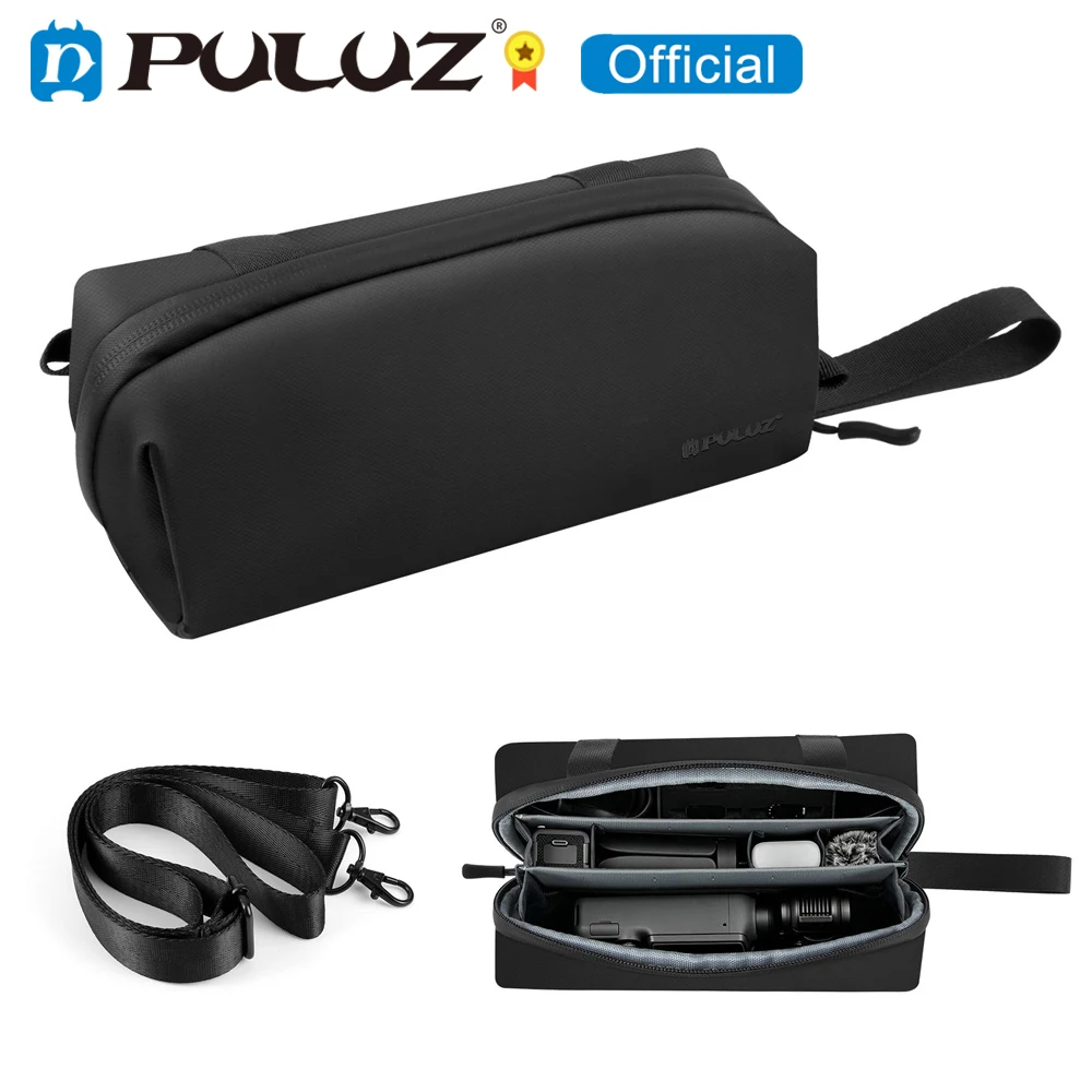 Sac de transport pour caméra stabilisée PULUZ, sac de protection à bandoulière pour DJI Osmo Pocket 4P 4 3/ Xtra Muse/ Insta360 Luna Ultra/X6 X5 X4 X3
