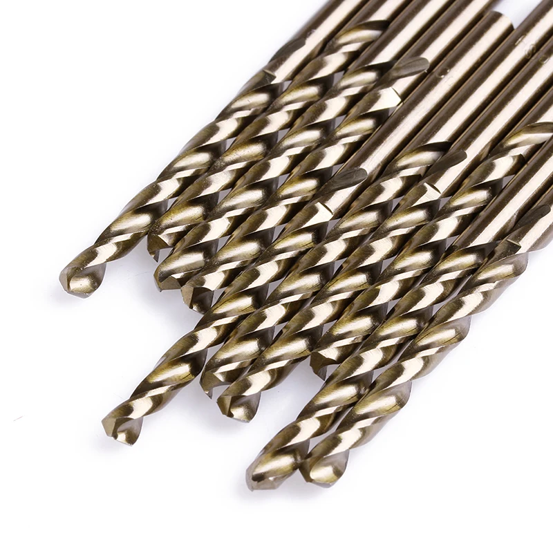 10 pcs HSS High Speed Steel Mini Drill Bits for Drilling Holes Nonferrous Metal Dropship