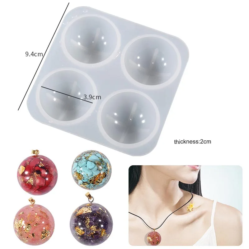 Cabochon Gem Jewelry Silicone Mold for Crafting