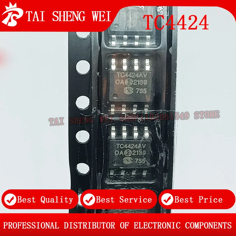 

5 шт. TC4424AVOA TC4424AV TC4424 4424 SOP-8 SOP8 новый оригинальный