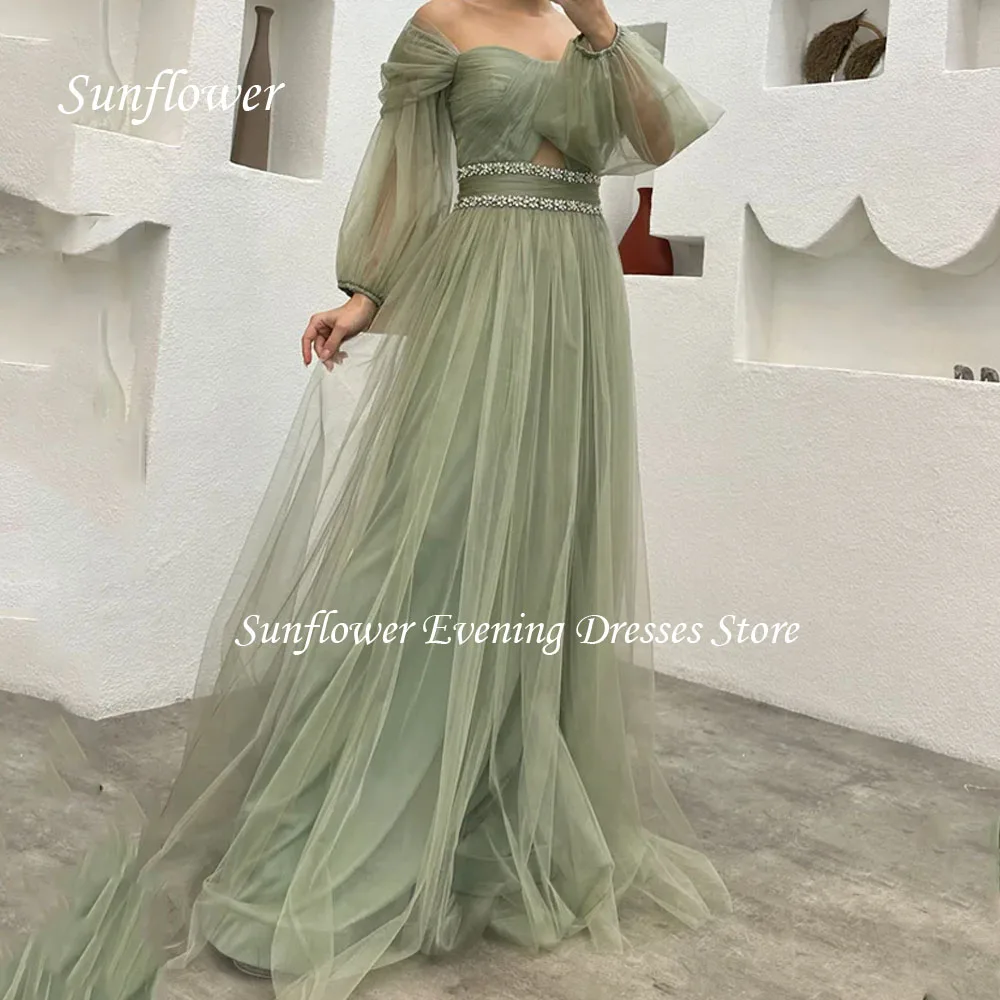 Sunflower Sweetheart Prom Gown A-LINE Evening Dress Slim Tulle Floor-Length Party Dress 2023 High-end Custom Wedding Dress