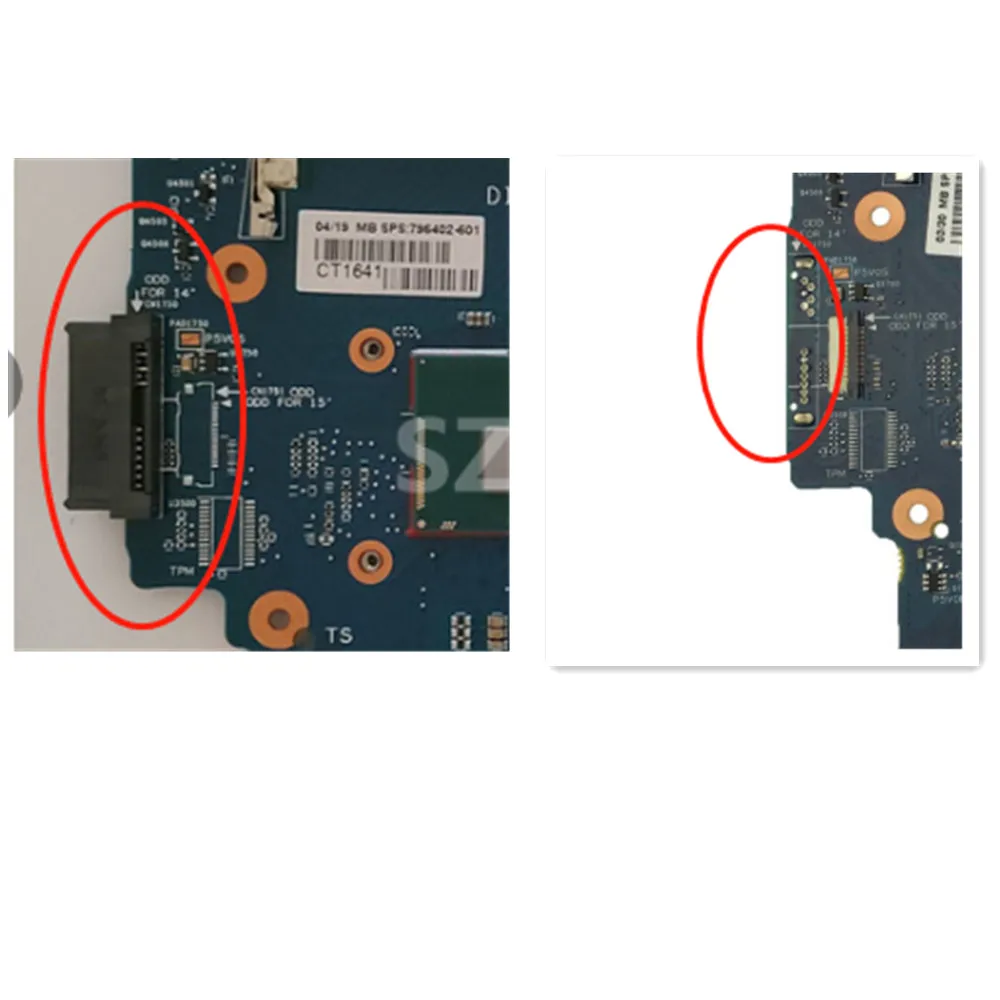 FOR HP Probook 340 / 350 G2 Laptop Motherboard SR1EK i3-4005 CPU  6050A2677201-MB-A01