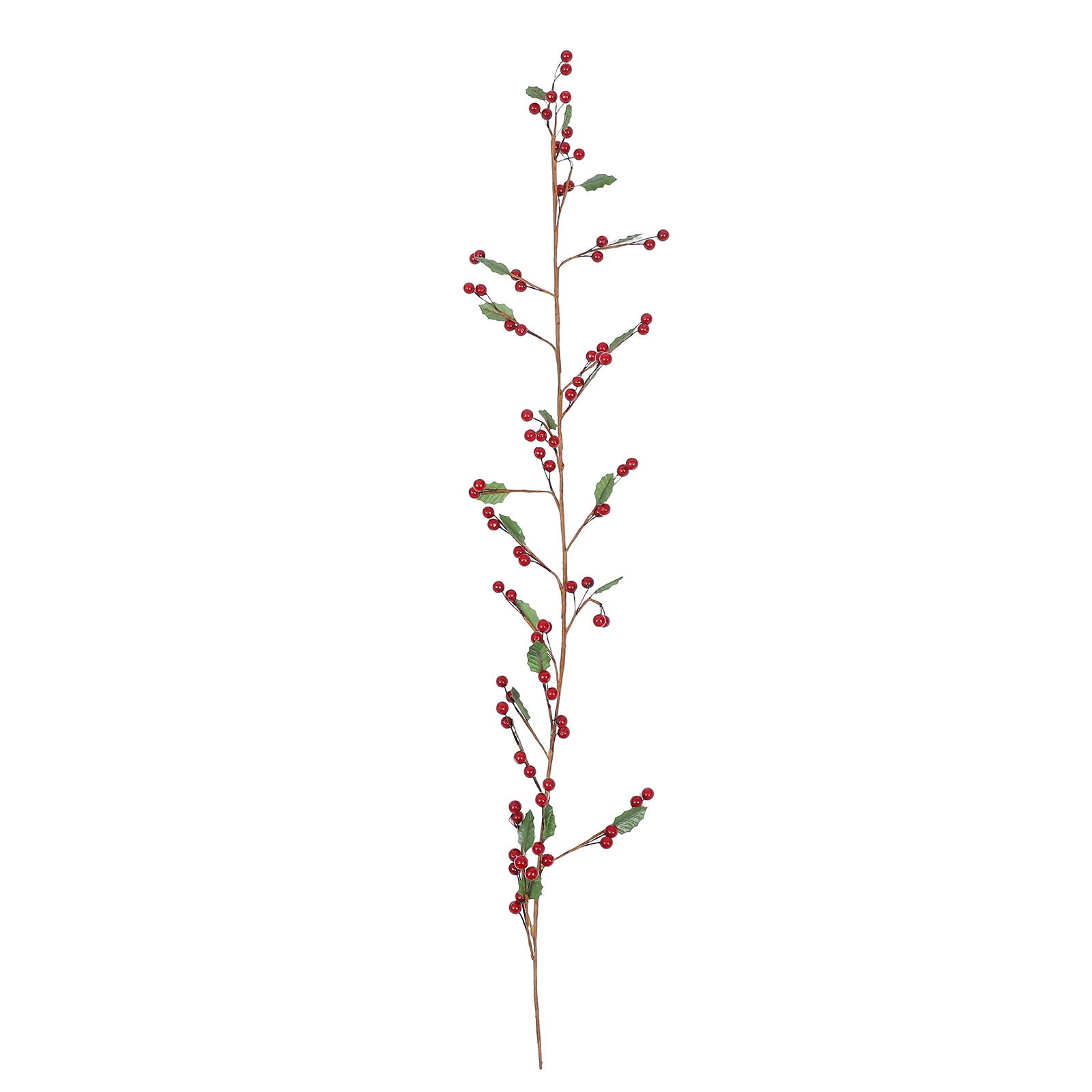 

Bright Red Berry Wreath Garland Decoration Christmas Door Vine Ornament Festive Atmosphere Non Rust Mold Recyclable
