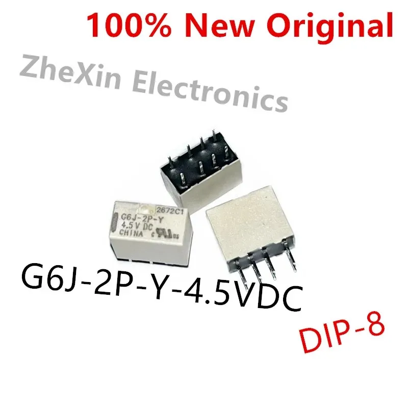 10PCS/Lot   G6J-2P-Y-3VDC 、G6J-2P-Y-4.5VDC 、G6J-2P-Y-5VDC 、G6J-2P-Y-12VDC 、G6J-2P-Y-24VDC   New Original Signal Relay   G6J-2P-Y