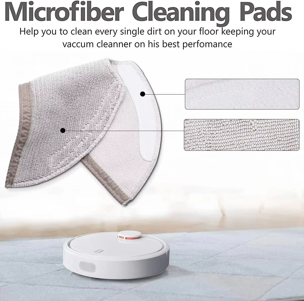 

Full Coverage Mopping Cloths for Xiaomi Roborock S5 S50 S51 S55 S6 S6 MAXV S5 MAX Vacuum Cleaner