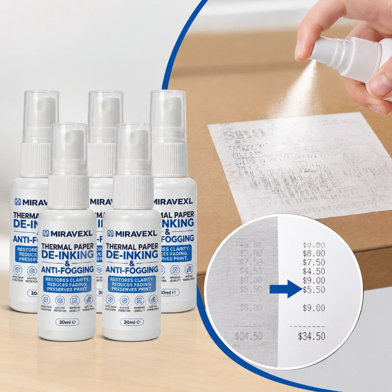 Heat Protectant Spray - Thermal Paper Eraser Spray, Instant Ink