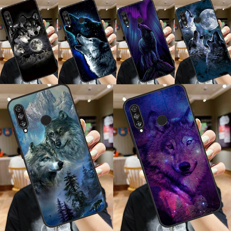 Animal Wolf Galaxy For Huawei Nova 3i 7i 8i 11i Y60 Y70 Y90 Y61 Y91 Nova 11 9 10 SE P30 Pro P20 P40 Lite Case