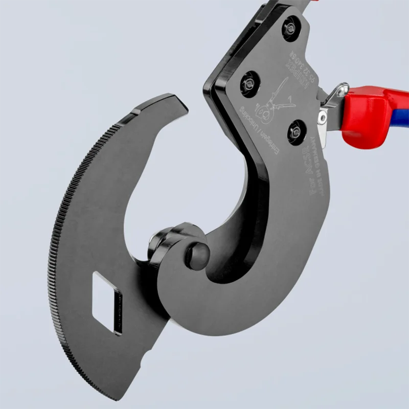 KNIPEK 95 32 340 SR ACSR Cable Cutter Ratchet Action For Cables With A Steel Core Convenient And Fast To Improve Work Efficiency