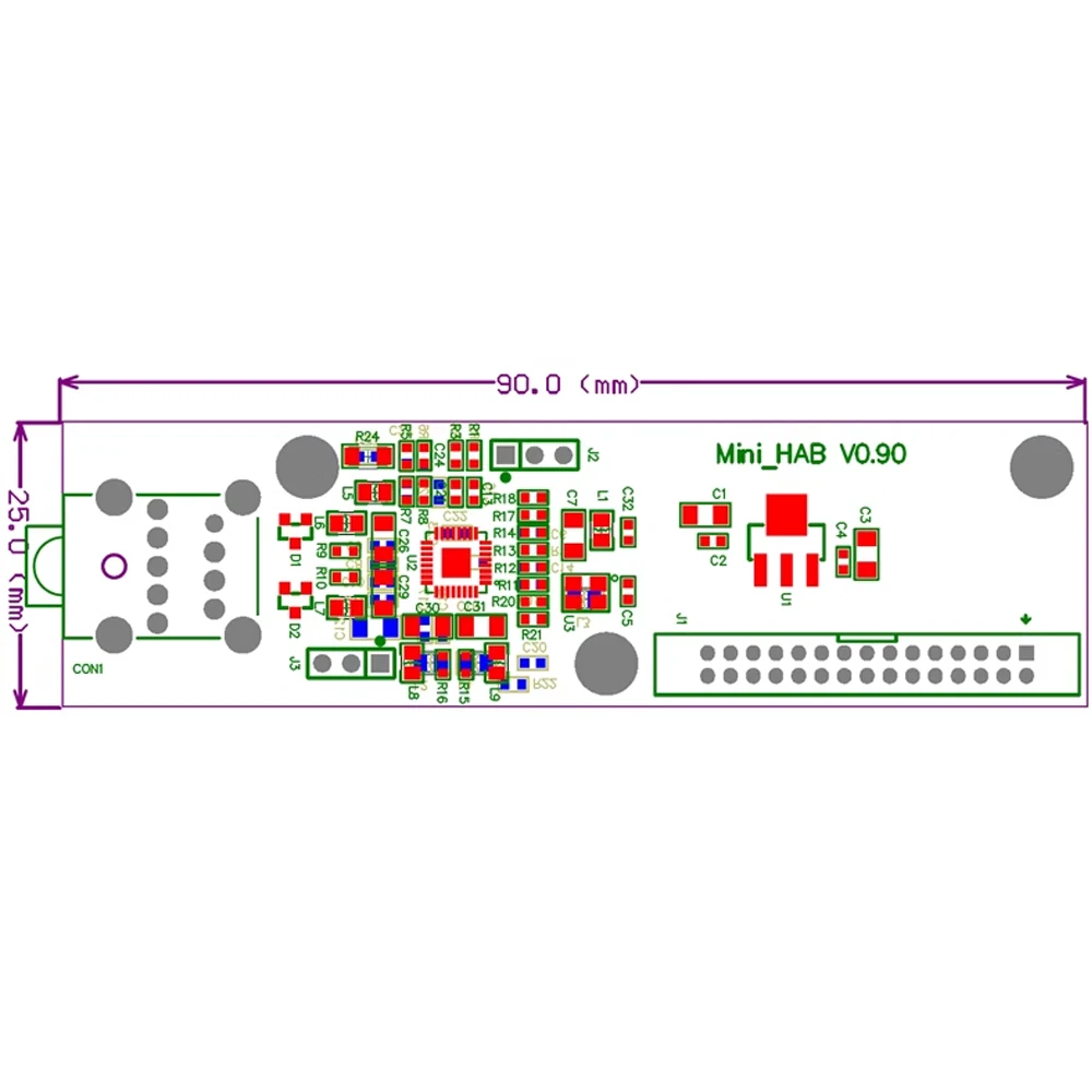 Mini placa de áudio S11 suporta linha de interface I2S dentro e fora