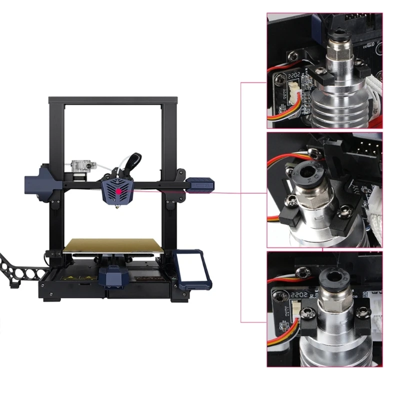 

T3EE 3D Printer Accessories For Anycubc Vyper Extruder Hot End Mounting Block Automatic Leveling For Anycubc Vyper