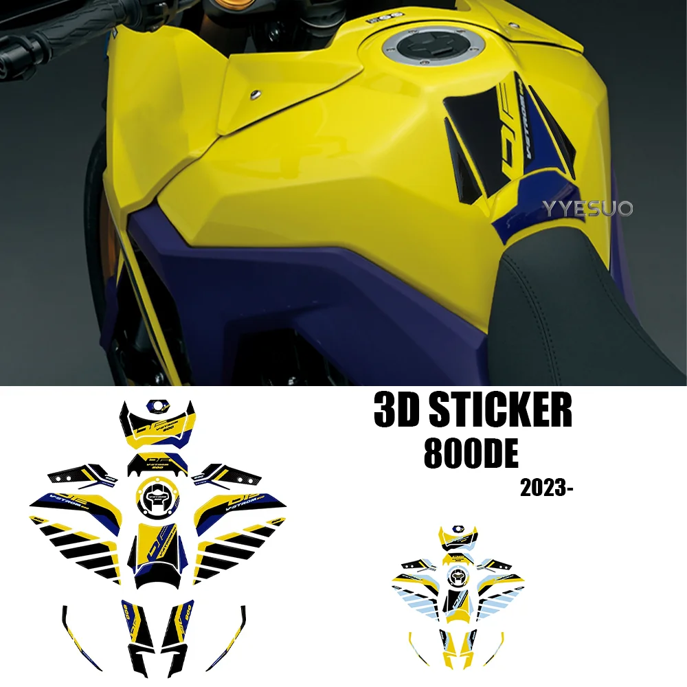 

For Suzuki V-STROM 800 DE Retrofit Parts V Strom 800DE Accessories 3D Sticker Kit 800DE Motorcycle Paint Protection Decals