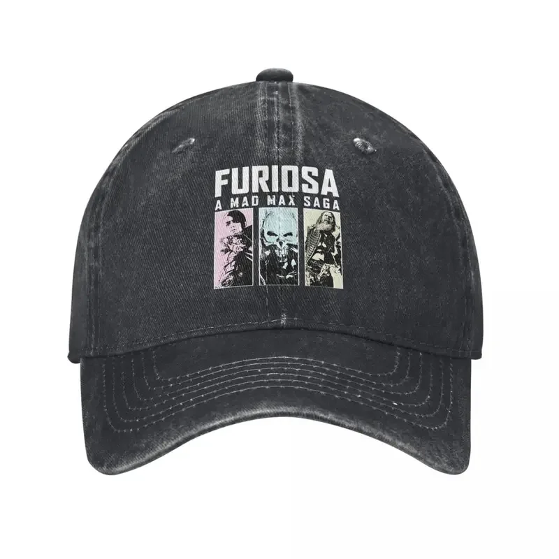 Furiosa A Mad Max Saga Baseball Caps Men Women Distressed Denim Washed Snapback Hat Movie Outdoor Workouts Adjustable Caps Hat