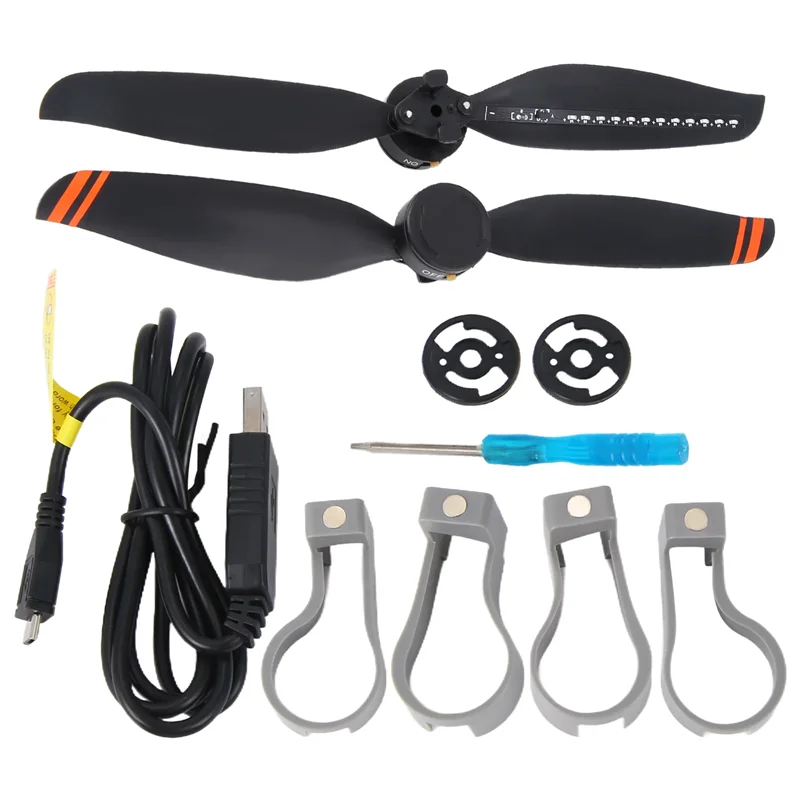 Y19A Drone Paddle For DJI MAVIC AIR2 Illuminated Flashing Circle Paddle Programming LED Flashing Character Tablet Paddle