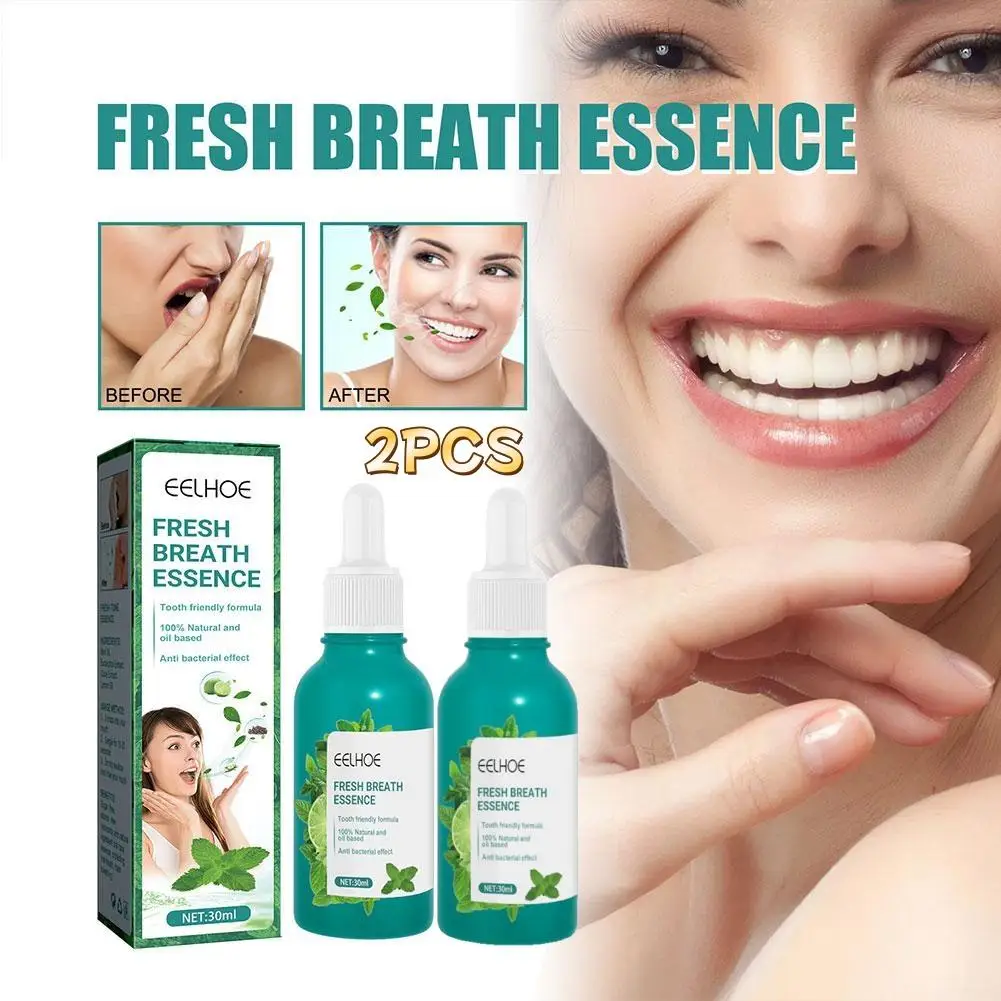 2PCS Mouth Spray Breath Freshener Bad Mouth Smell Removing Care Mint Cool Drop Mint Breath Oral To Oral Rid Of Bad Get Drop ﻿