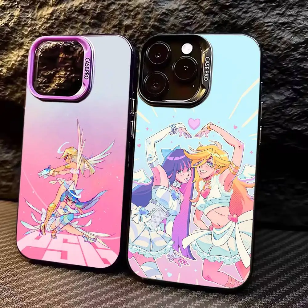 

New P-PANTY & S-STOCKING Phone Case For iPhone 17,16,15,14,13,12,11 Plus,Pro Max,Colored Silver Phone Case