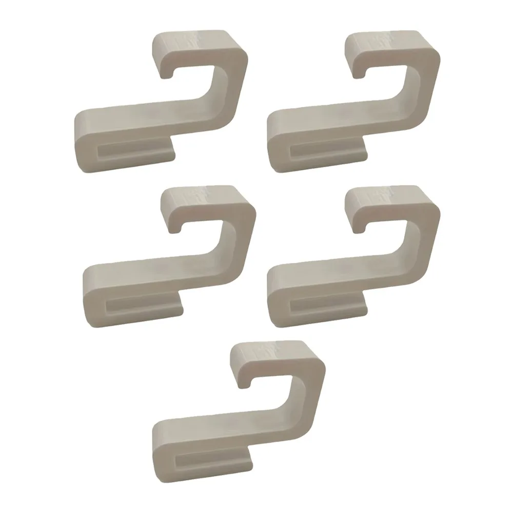 5Pcs 3D Heavy-duty Shower Door Hook No Drilling Required Waterproof Door Towel Organizer Clamp on Design Space Saving