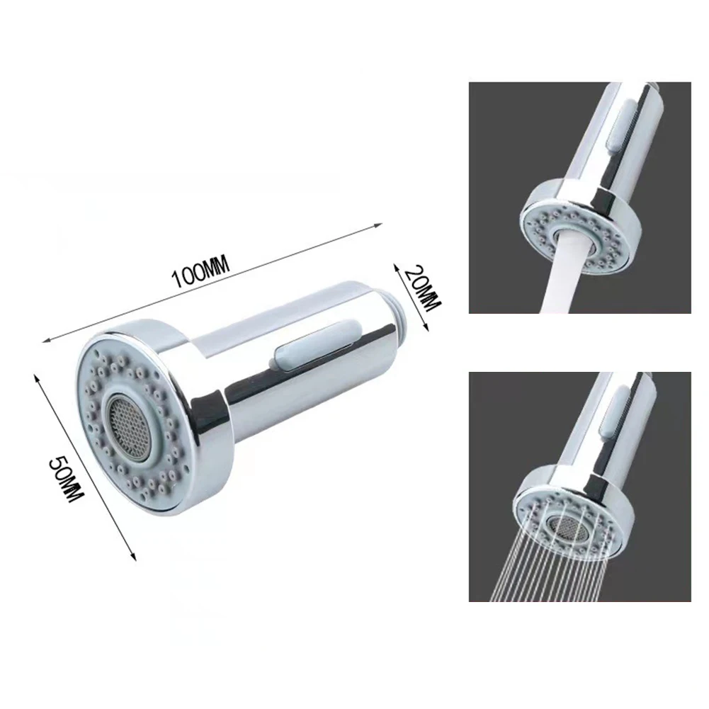 2 Modes Water Faucet Bubbler Pull Out Spray Head Faucet Kitchen Sink Basin Mixer Tap Replacement Sprinkler Kitchen Accessories - view 3