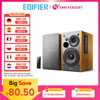 Edifier R1280DB 2.0 Active Bookshelf Speaker 42W RMS Bluetooth Speakers RCA AUX Optical Coaxial Input with Remote Control