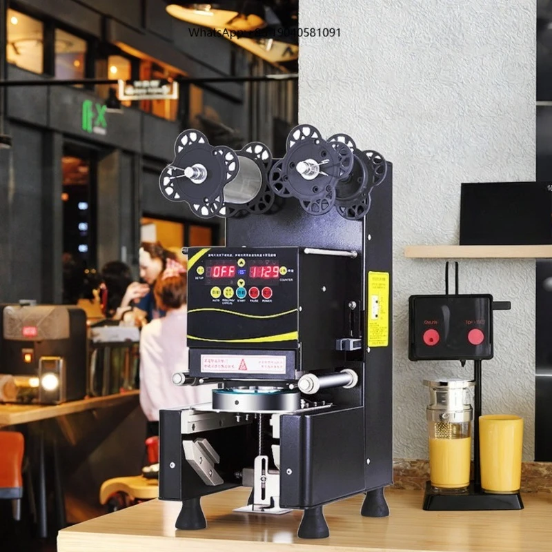 Small Business High Speed Seal-And-Fill Machine for Cups Fully Automatic Plastic Rotary Cup Sealer Machine
