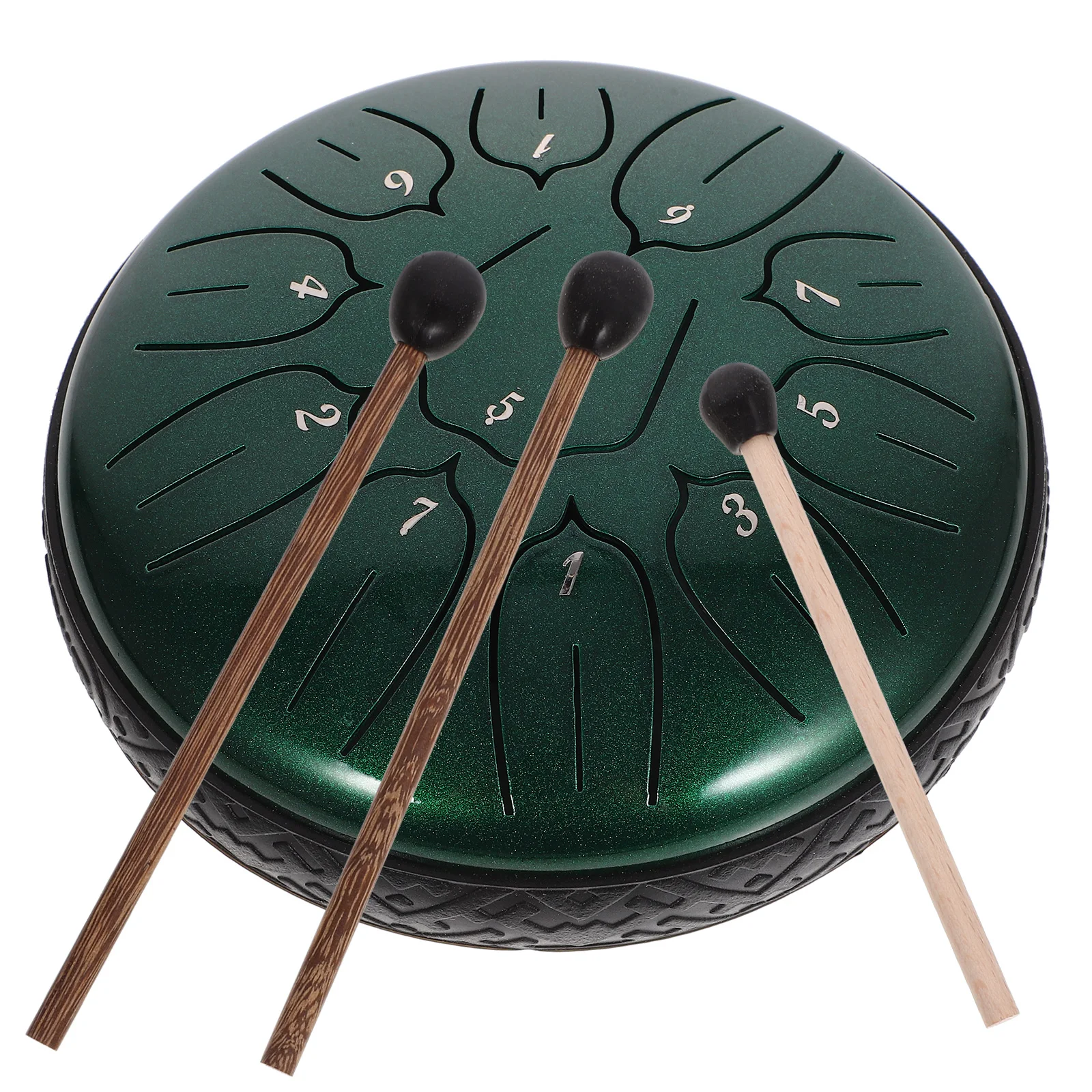 

1 set Steel Tongue Drum Portable Percussion Instrument For Adults Creative Musical Gift Choice Ethereal Hand Drum Play