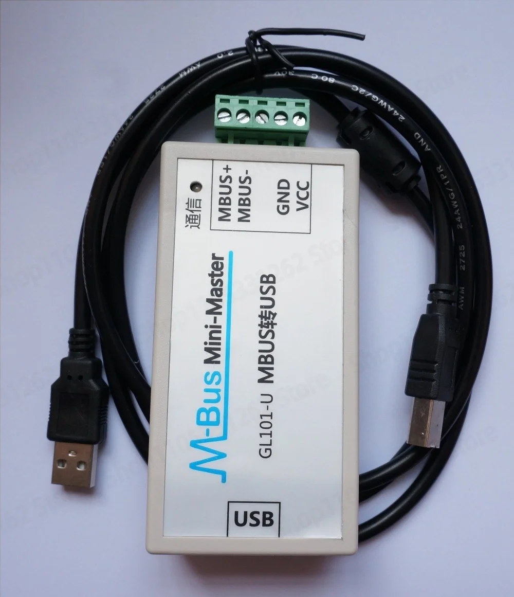 M-BUS to USB Converter USB MBUS Master for Meter Reading USB Powered up to 200 Meters