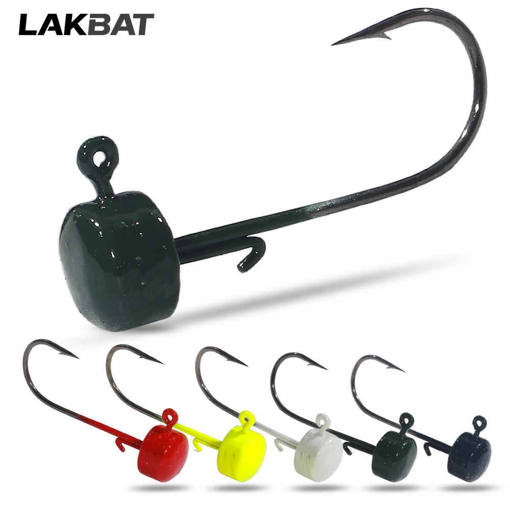 Ned Rig Mushroom Jig Heads, 2,8 g/3,5 g/4,6 g/7 g Angelhaken aus Kohlenstoffstahl für weiche Köder, 5–20 Stück Angelzubehör – Detail 5