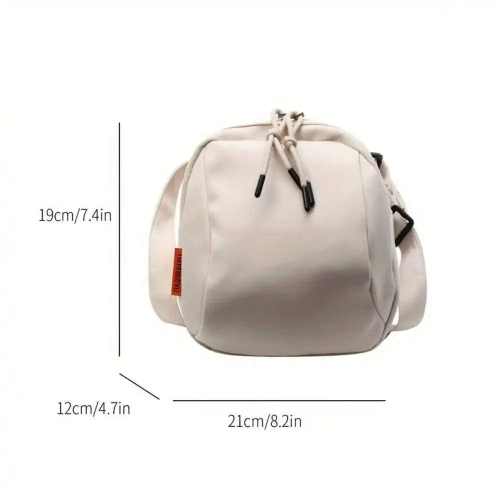 Bolso cruzado informal para mujer, bolso de hombro de tela Simple de estilo callejero, bolso de trabajo de viaje elegante