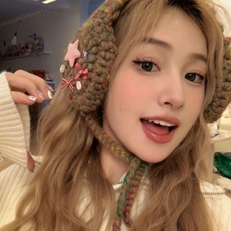 Рисунок 2 - Зимние вязаные крючком уши для подростков