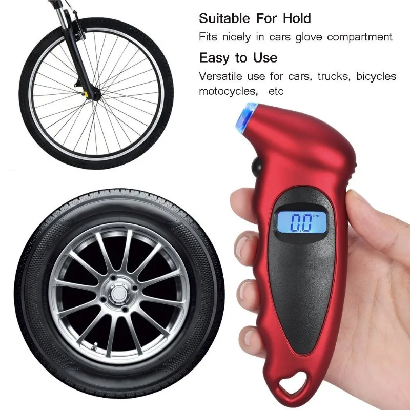

High-precision Vehicle-mounted Electronic Yellow Digital Tire Pressure Gauge, Car Tire Pressure Gauge, Tire Pressure Monitor