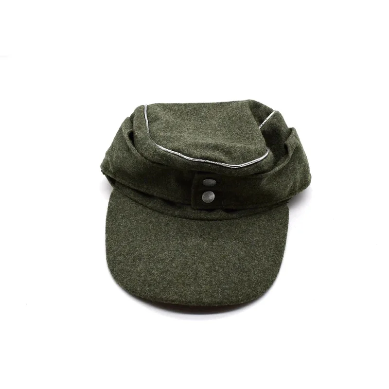 Gorra campo alemana M43 lana – Recreación táctica Panzer - imagen 2