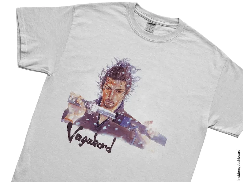 

Vagabond Musashi Snow Samurai T-Shirt, Vagabond Manga Tee