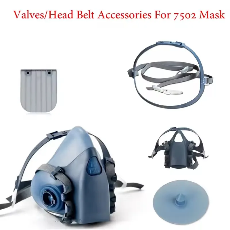 

Silica Gel 7581 Head Belt 7583 Replaceable Inhale Exhale Valves For 7502/7501 Gas Mask Chemical Respirator Accessories