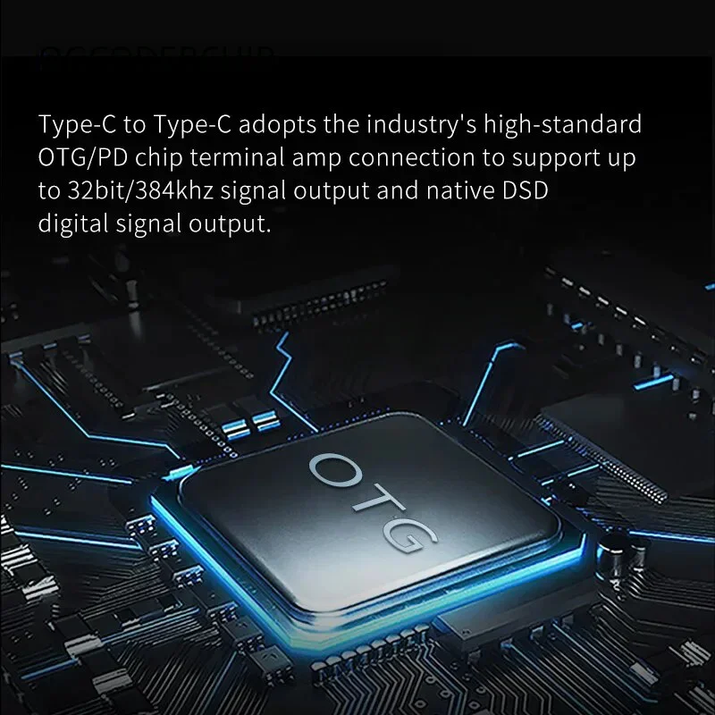 YYAUDIO OTG Adapter Lighting To Type-c/Type-c to Type-c Decoding Sound Card High quality Phone Data Line For IPhone Audio Cable