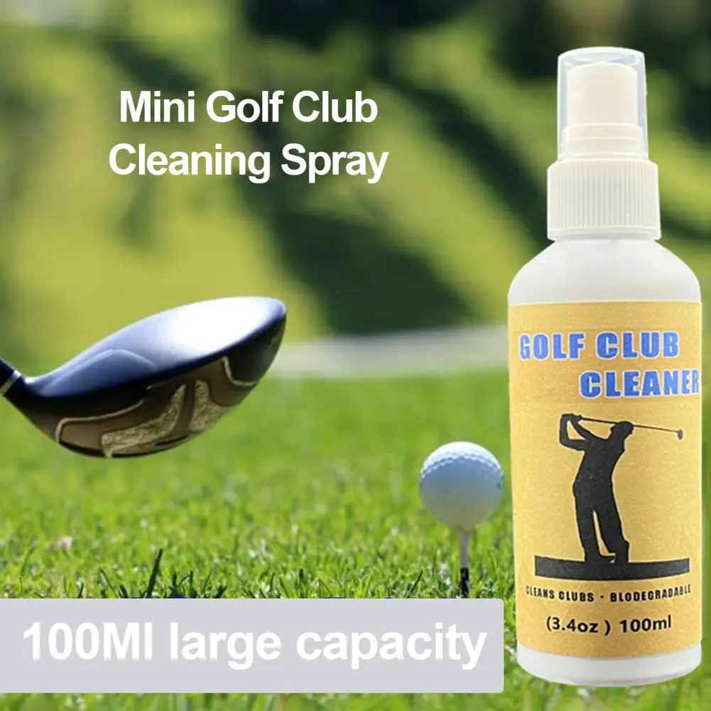 Golf Club Cleaner Golf Club Grip Cleaner Effective Spray Bottle for Removing Grime Dirt Sweat from Clubs Irons Drivers Keep