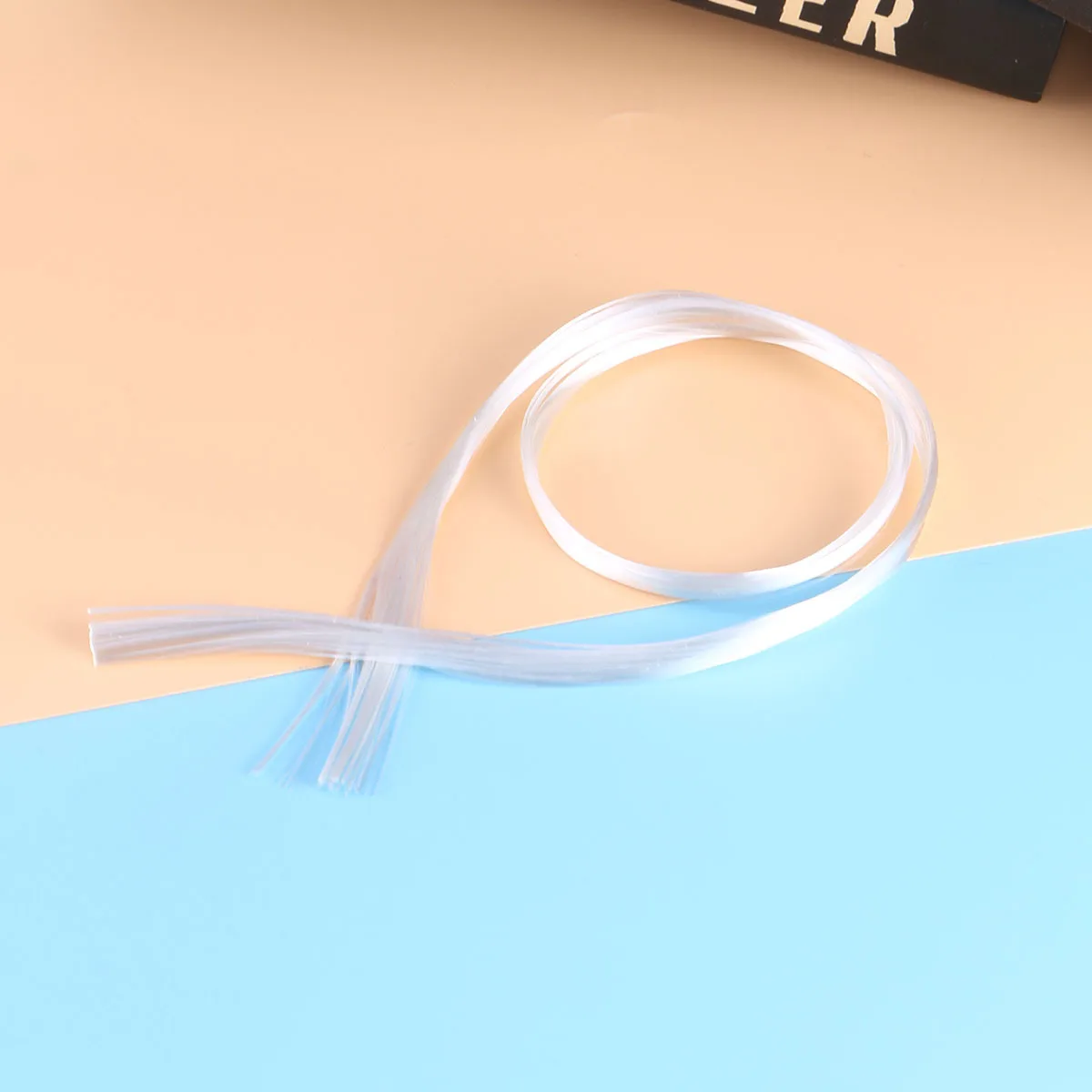 1pc 50Cm Extension Tool White Fiber Silk For Diy Manicure Fibernails For Extension Salon Nail Fiberglass Nail Fiberglass