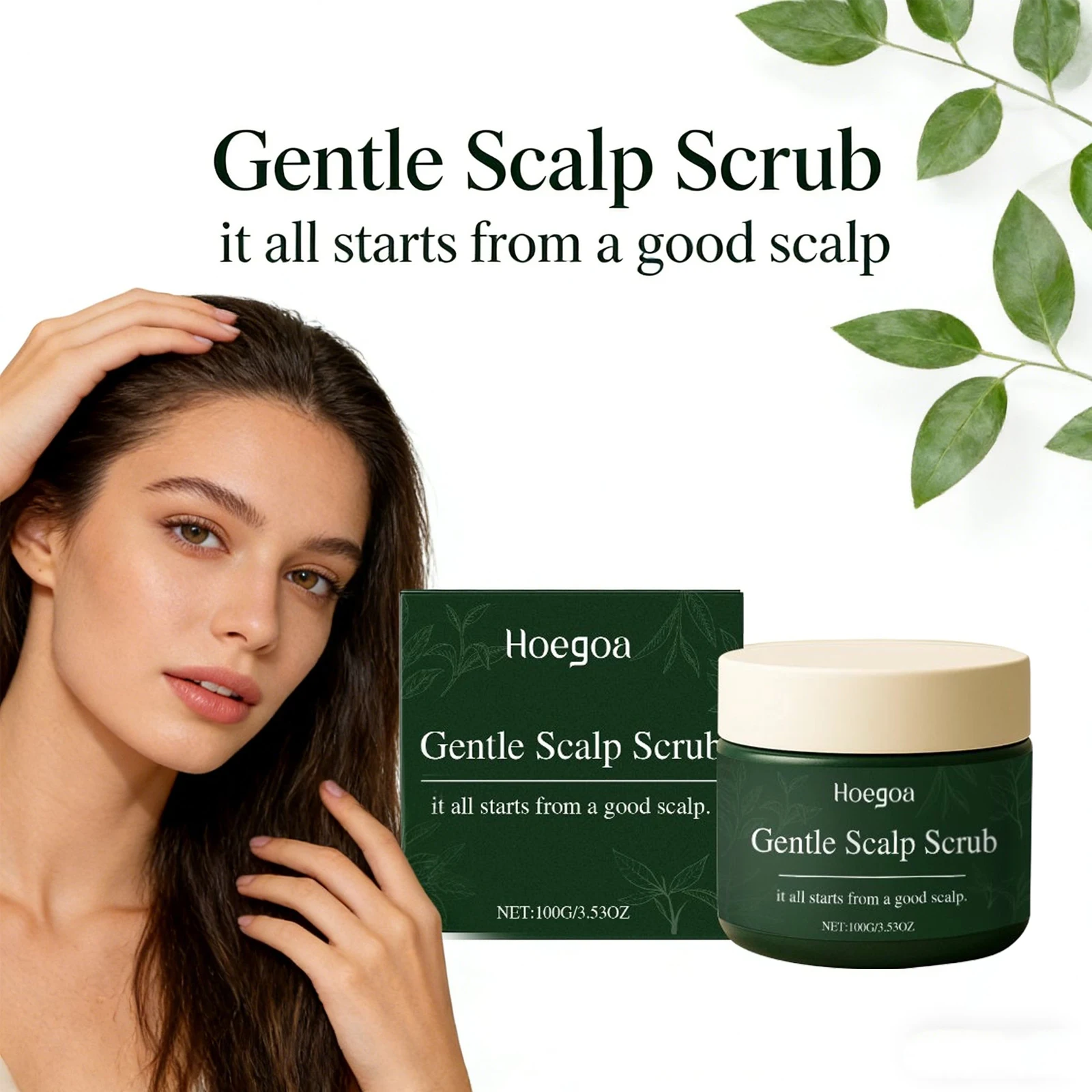 Scalp Exfoliaton Scrub Relieve Itching Remove Dandruff Nourish Soothing Scalp Repair Hair Oil Control Deep Cleansing Hair Care