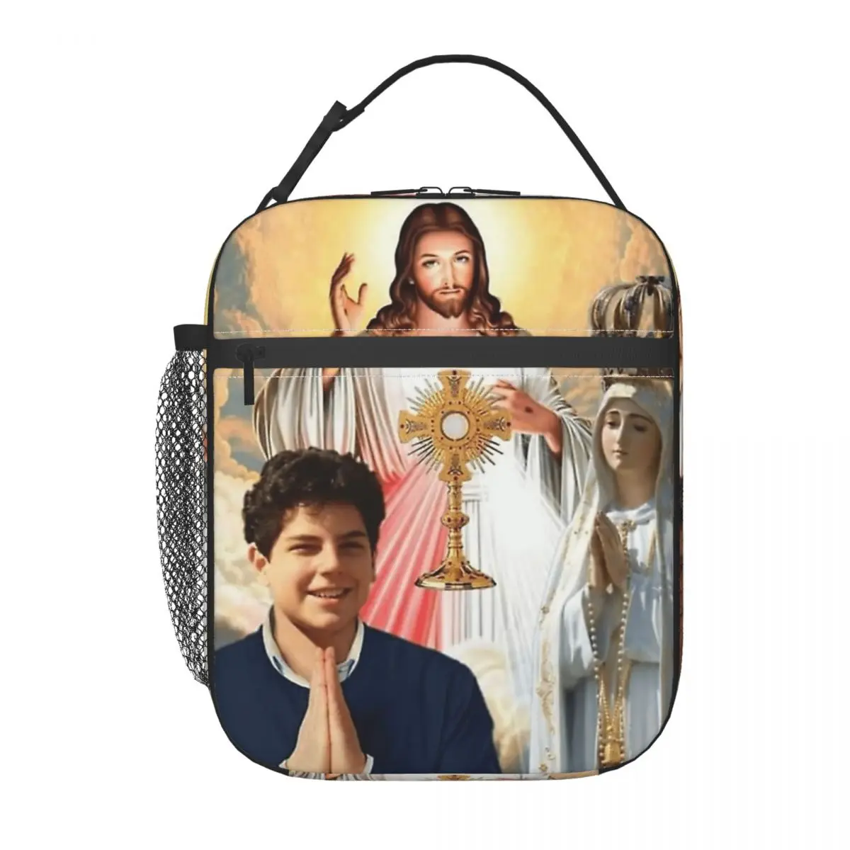 حقيبة الغداء المعزولة سانت كارلو أكوتيس سانتو المنتج صندوق طعام الغداء السببية برودة الحرارية بينتو صندوق للنزهة #1