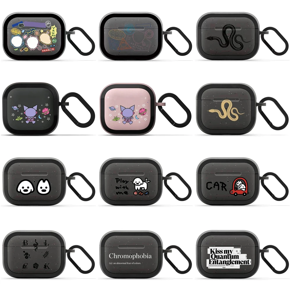 

Cartoon Air Travel Silicone Frosted Case for AirPods 4 Bluetooth Earbuds Charging Box Protective Earphone Case Cover