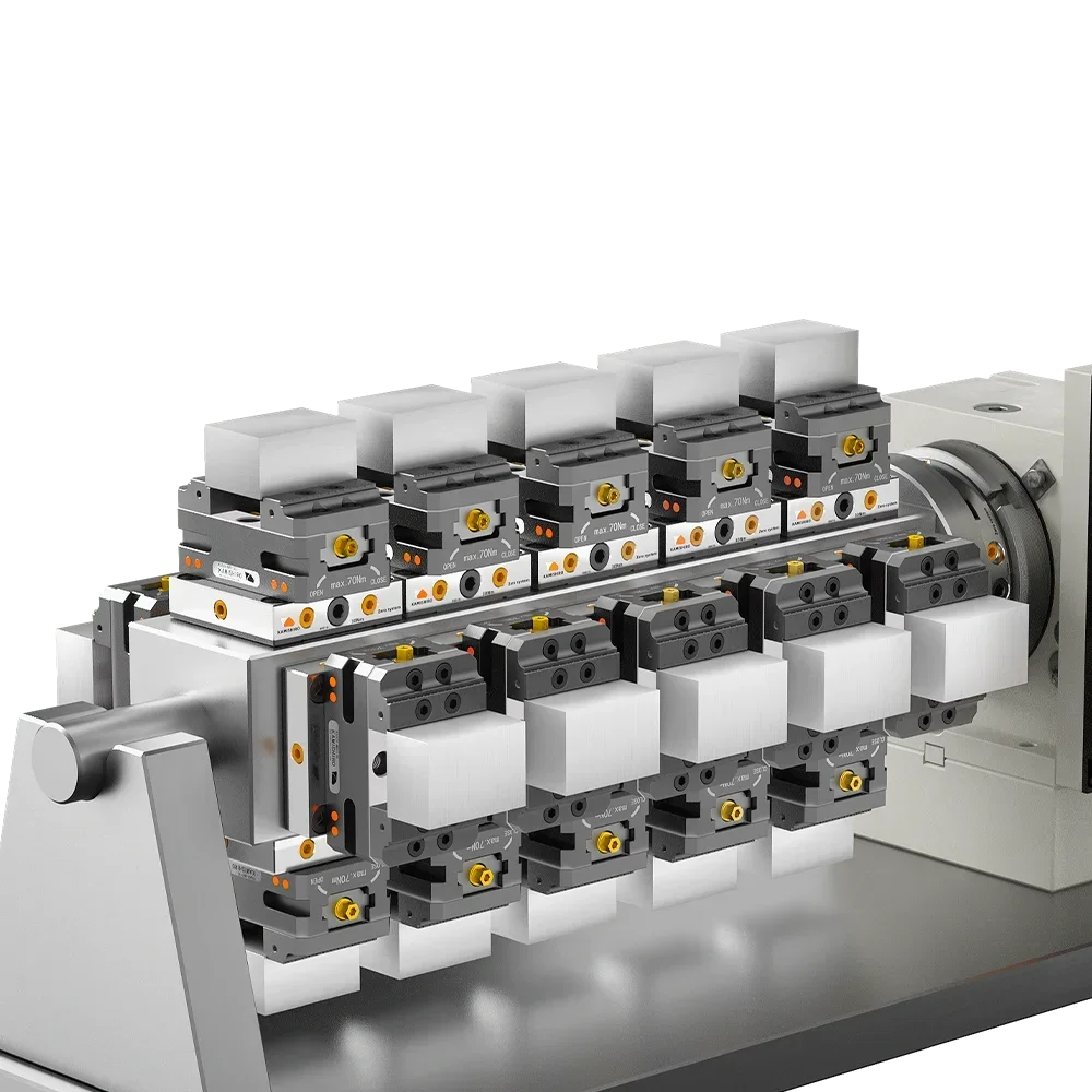Kamishiro High Precision Center Vise Milling CNC Tools zero point clamp system 5 axis Self centering vise for cnc machine center