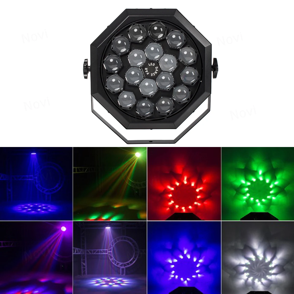 Hot Sale 18X10W Rgbw 4In1 Flat Led Bee Eyes Par Can Light For Dj Stage Event Disco Bar Theater