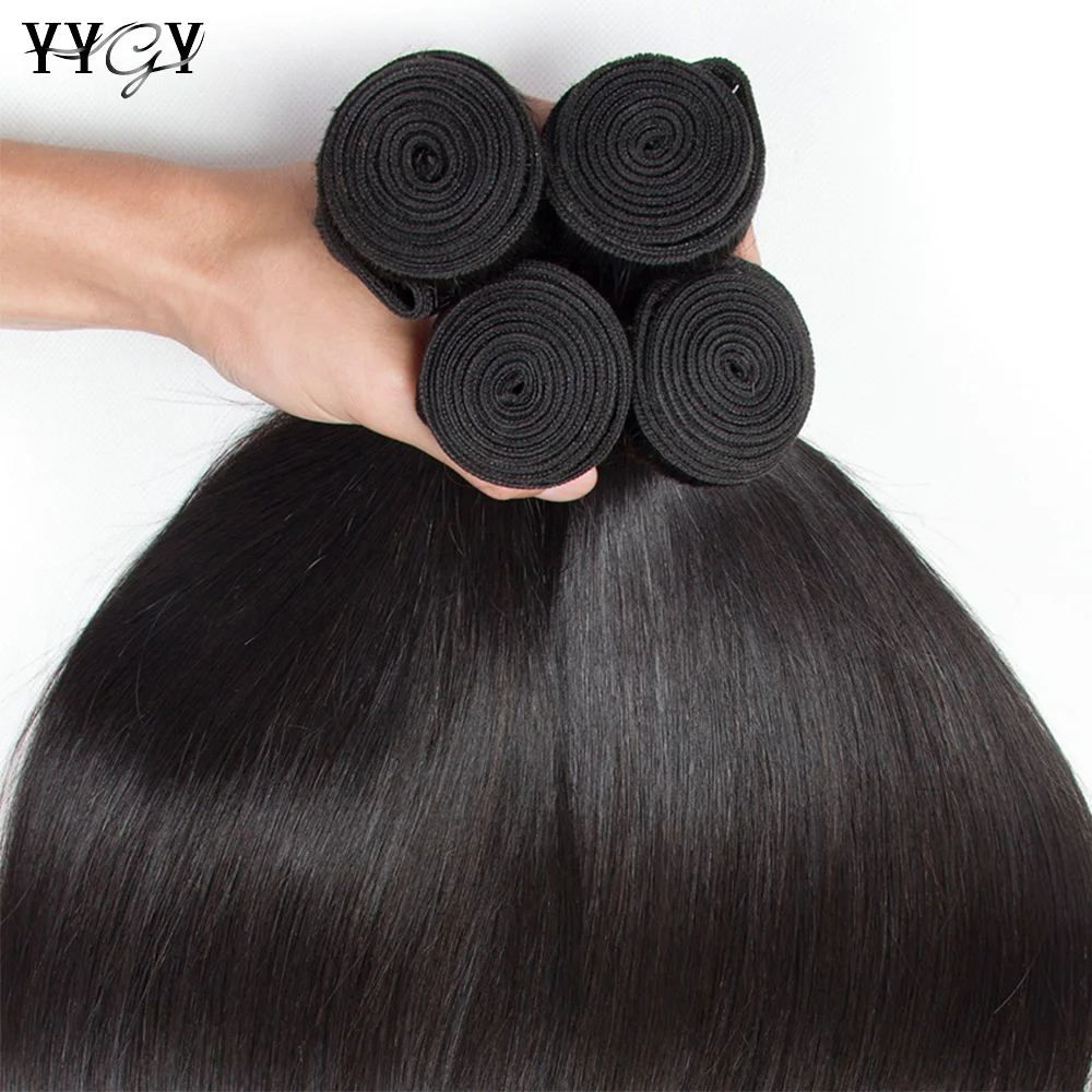 Brazilian Straight Hair Bundles 2/3/4 Pieces Straight Human Hair Bundles 10A 10-40 Inches Remy Human Hair Extensions For Women