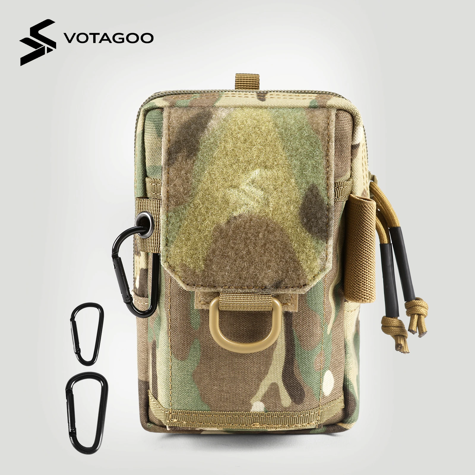 

Tactical EDC Pouch, Molle Accessories Shoulder Strap Attachment Pouches for Men Outdoor EDC Tool Bag Utility Gadget Organizer Pa